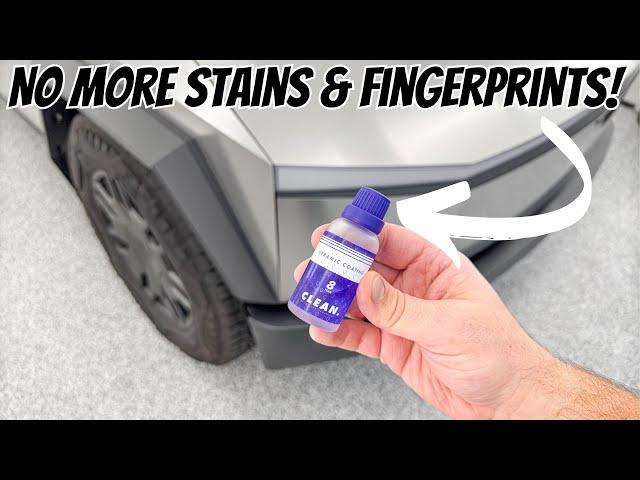 Tesla Cybertruck Ceramic Coating - No More Fingerprints & Staining! Tips & Tricks, Install, And Demo