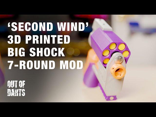 'Second Wind' 3D printed Big Shock 7-shot mod