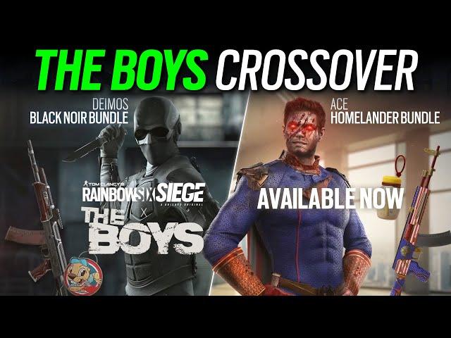 The Boys Crossover Skins - 6News - Rainbow Six Siege