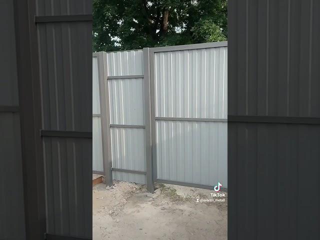 Забор из профнастила I Металлопрофиль I Забор металлический I Металлический забор из профнастила