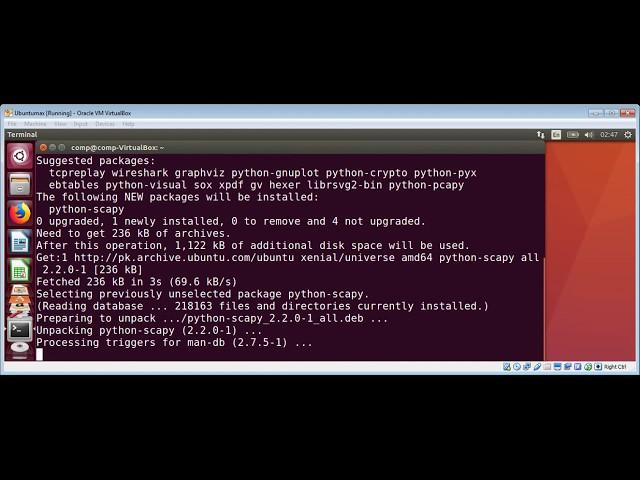 How To install Scapy on Ubuntu Linux for Python