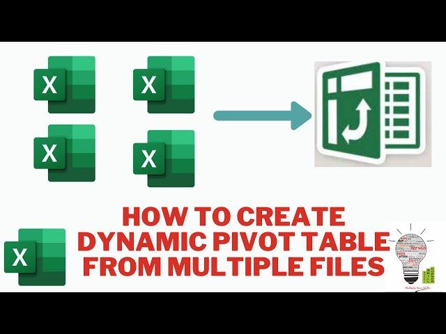 How to Create Dynamic Pivot Table Report from Multiple Excel Files