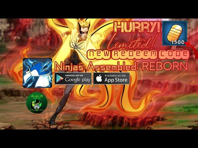 Ninjas Assembled: REBORN Latest Update!! Hurry! Claim it ! Limited Redeem Code  Naruto RPG Gameplay