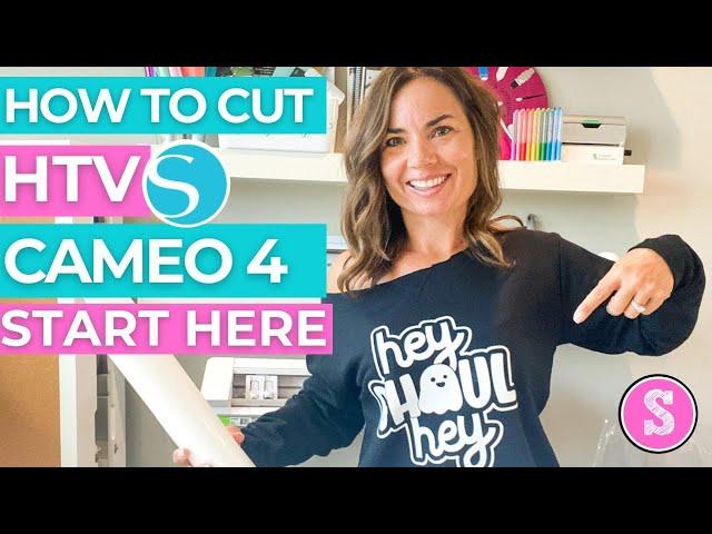  First Silhouette CAMEO 4 Heat Transfer Vinyl Shirt for Beginners