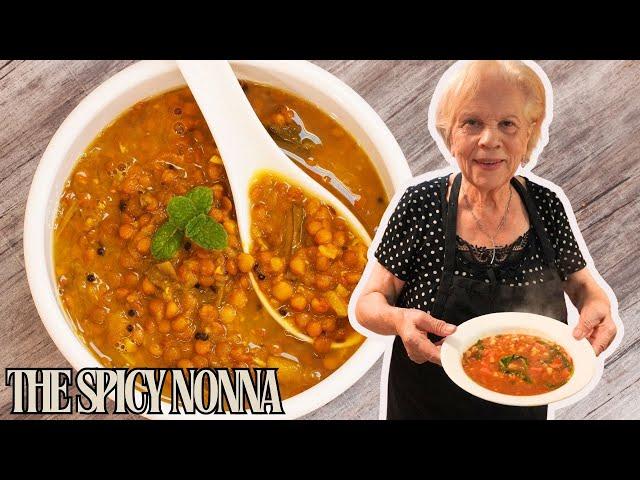 Mouth Watering Lentil Soup With An Italian Twist