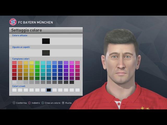 PES 17   ROBERT LEWANDOWSKI   PERFECT FACE