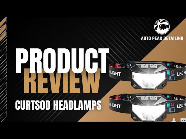 Amazon Curtsod 2-pack rechargeable headlamp review