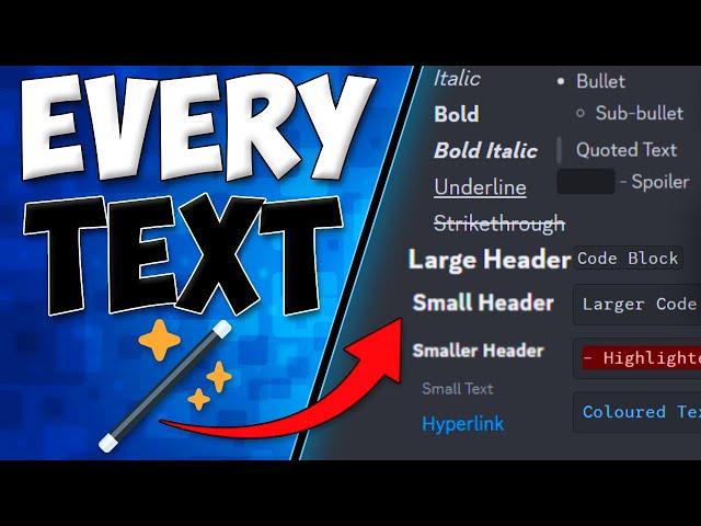 EVERY Text Trick On DISCORD In 2024 - Markdown 101