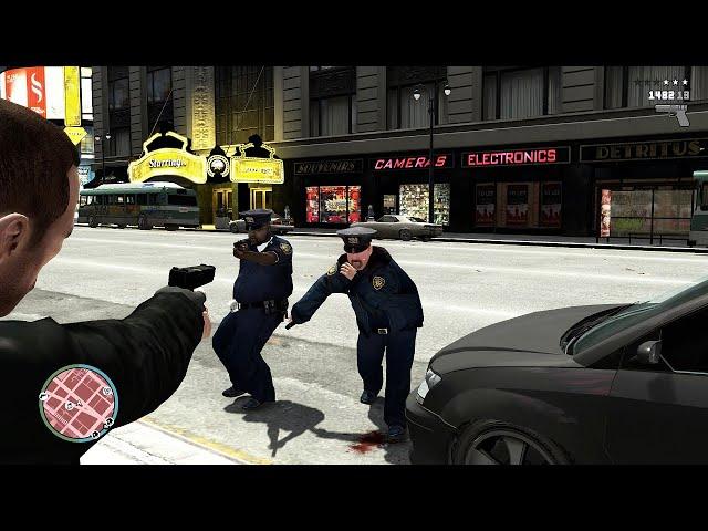 GTA 4 - Funny & Brutal Ragdoll Moments - PC Gameplay [4K/60FPS]