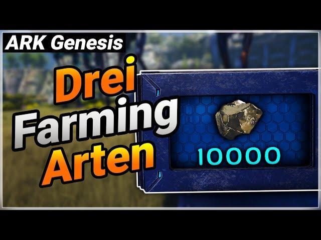 3 Arten wie du SCHNELL & EINFACH mit einem STRYDER VIEL Farmen kannst! | ARK Genesis Part 2