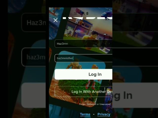 I found haz3mn's account password#roblox #haz3mn #account_password