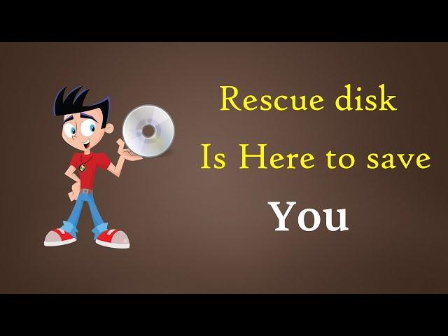 You need rescue disk to repair your pc? Well who knows....