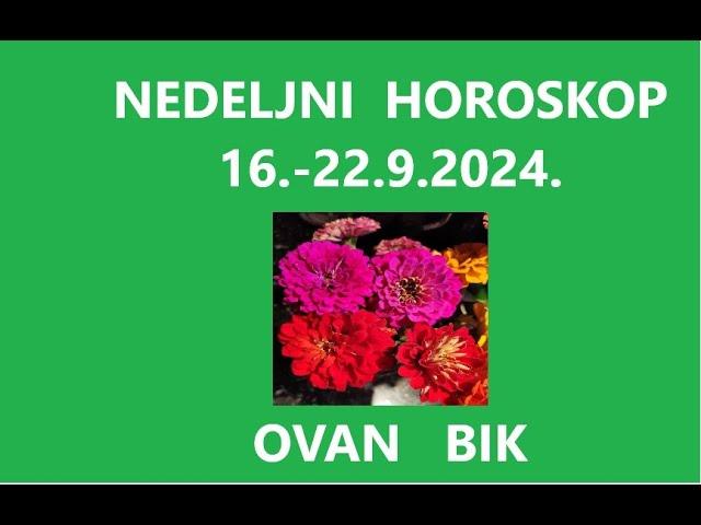 Jasminka Holclajtner-Royal Astro Studio-OVAN, BIK-Nedeljni horoskop 15.-22.9.2024.