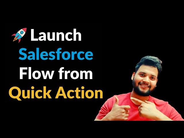 How to use Flow in Quick Action to Update records in Salesforce | Screen Flow | Salesforce