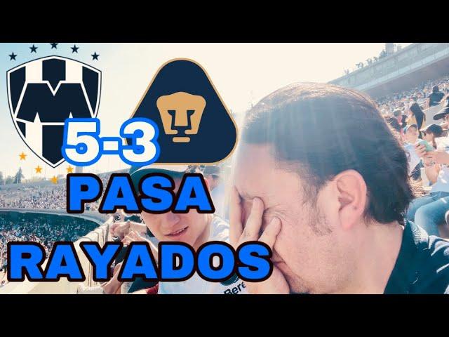 RAYADOS NOS GOLEA Y ELIMINA | COLOR PUMAS VS MONTERREY | REACCIONES