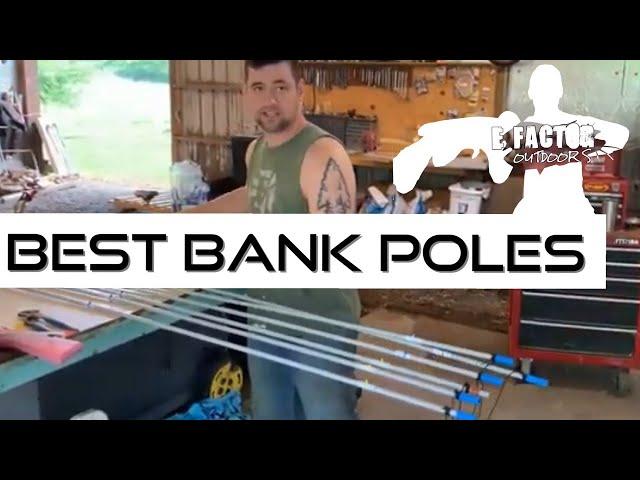 How to Make Fiberglass Bank Poles for Big Catfish - diddy poles limb lines