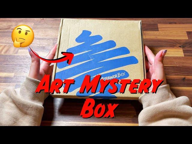 SCRAWLR BOX Review & neuer MITBEWOHNER?!  | ART SUPPLIES ÜBERRASCHUNGSBOX!