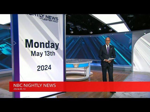 NBC NIGHTLY NEWS Intro 2024/05/13 [NBC NY]