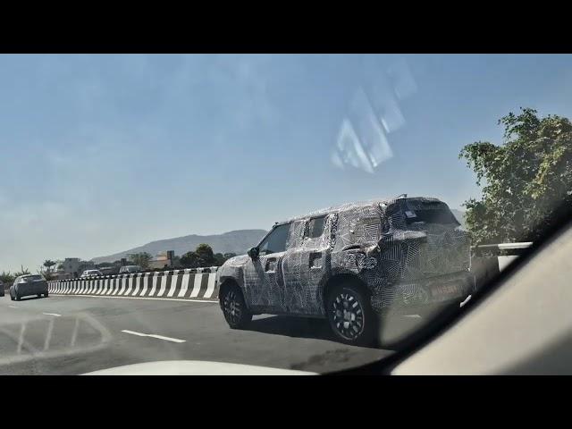 Chasing Tata Sierra test vehicle #tata