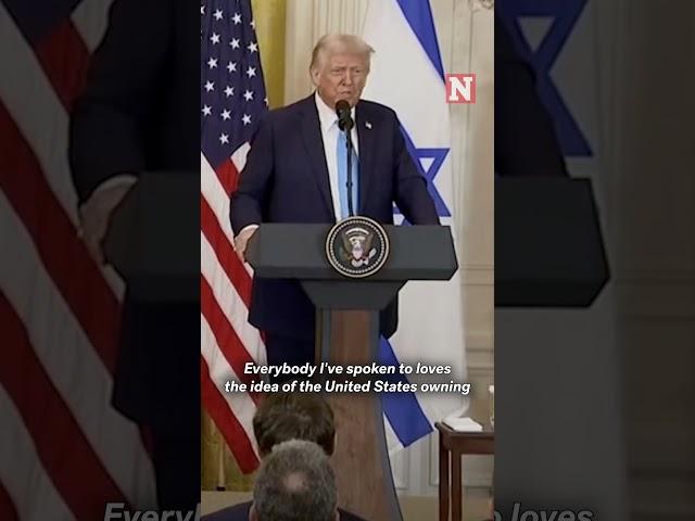 Trump Says He Sees US Owning Gaza For A 'Long Term'