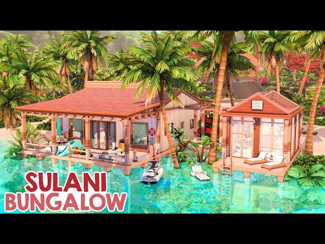 Sulani Bungalow | NO CC | The Sims 4 Speed Build