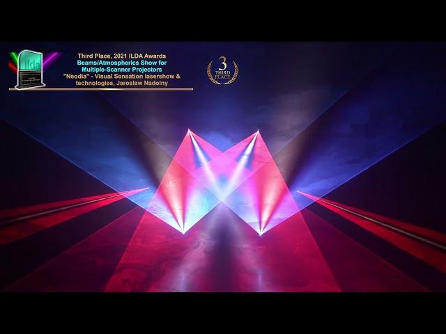 2021 ILDA Awards - 3rd, Multiple-Scanner - "Neodia", Visual Sensation lasershow & technologies