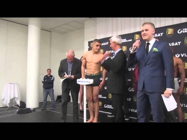 Nordic Fight Night indvejning, 1. maj 2015