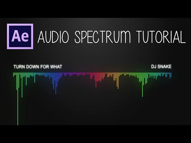 After Effects: Audio Spectrum Tutorial