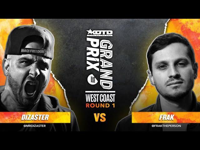 KOTD - Rap Battle - Dizaster vs Frak | #GP2020 R1