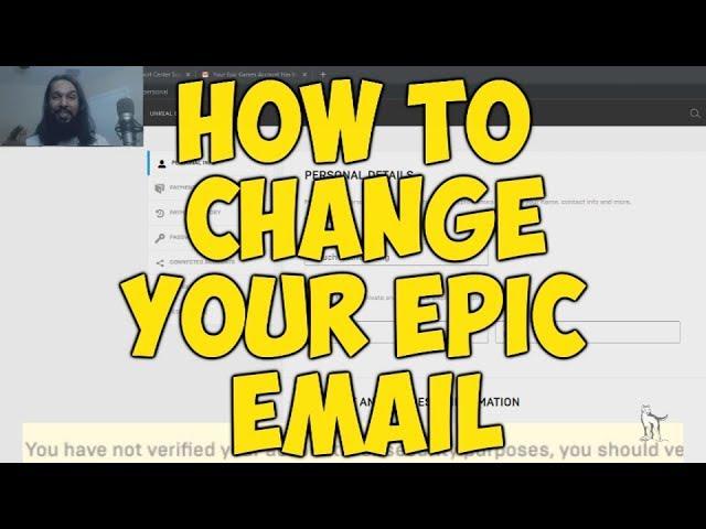 How To Change Your Epic Games/Fortnite Email