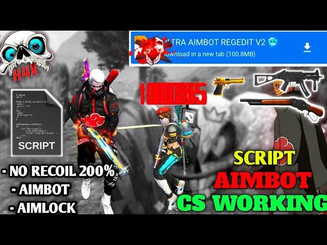 Free Fire Auto Headshot Config File Macro Aimbot + No Recoil Regedit ‼️ Antiban VIP Script 