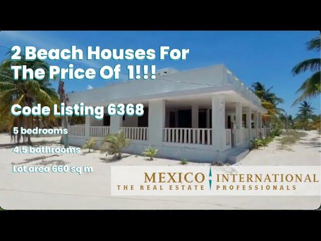 2 Beach Houses For The Price Of 1!!!  | CODE 006368 | Mexico International Real Estate