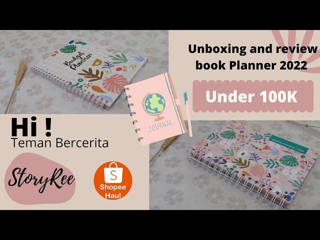 PLANNER HAUL | REKOMENDASI JURNAL DAN BONUS BUDGET PLANNER 2022 #jurnalmuslimah #lowbudget