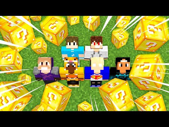 MINECRAFT mas CHOVE LUCKY BLOCK