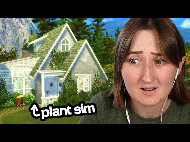 I built a house for PLANTSIMS in The Sims 4