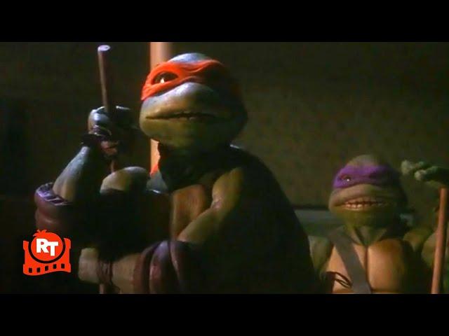 Teenage Mutant Ninja Turtles (1990) - The Apartment Fight Scene | Movieclips