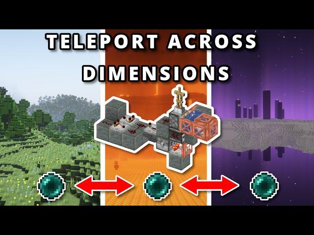 Tri-Dimensional Teleportation is now Possible in Minecraft (Java snapshot)