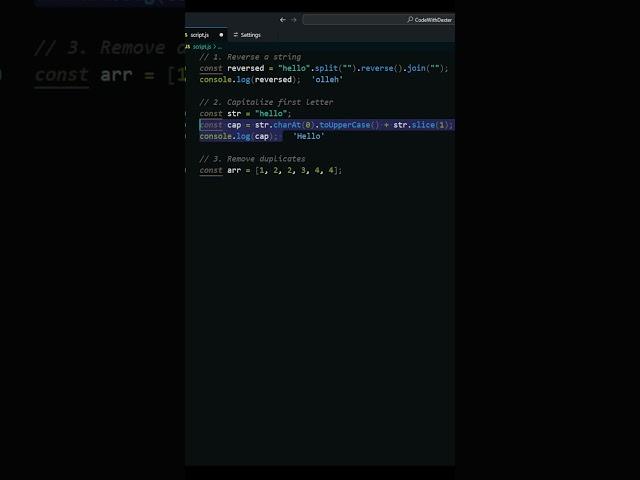 3 JavaScript One-Liners That’ll Blow Your Mind! #javascript #shorts #programming