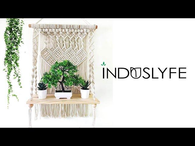 Macrame and Boho Wall Hanging Shelves for Home Decor