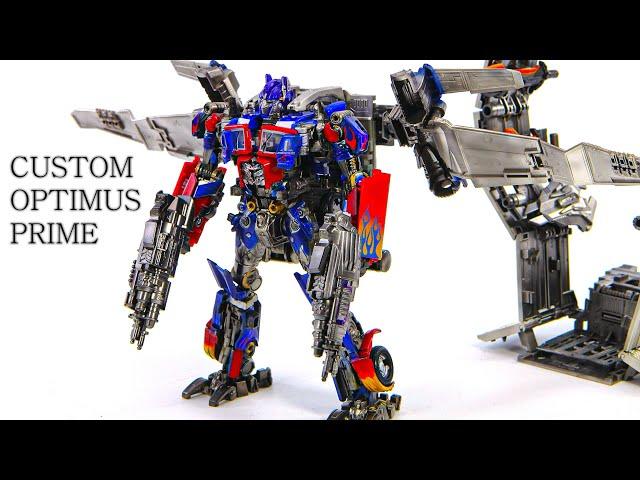 Transformers Movie Studio Series Custom Repaint Voyager Optimus Prime Truck Car Robot Toys