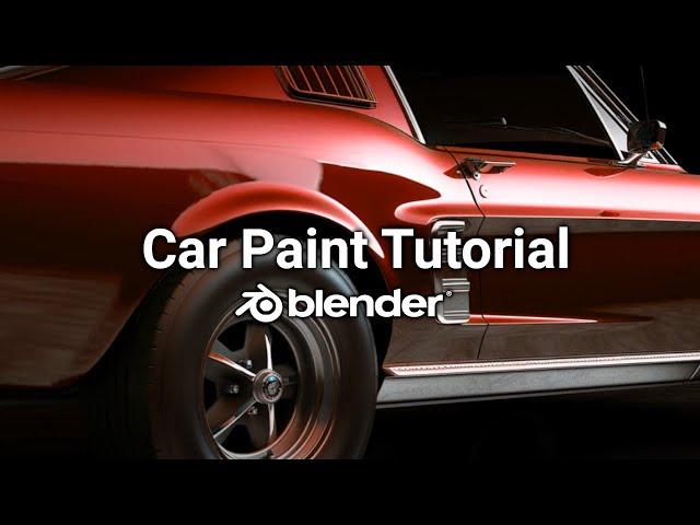 How to Make Car Paint with Flakes in Blender