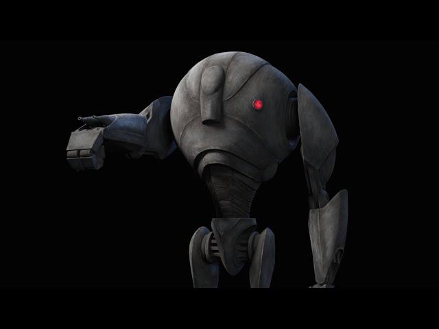 B2 Super Battle Droid - Turntable Animation