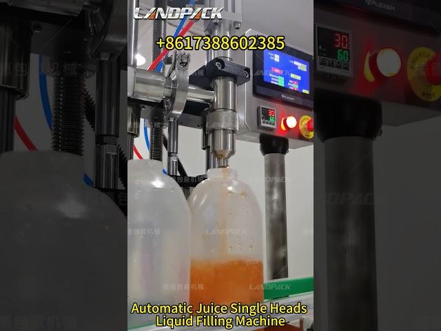 High Precision Single Head Quantitative Liquid Alcohol Fruit Juice Bottling Filling Machines Machine