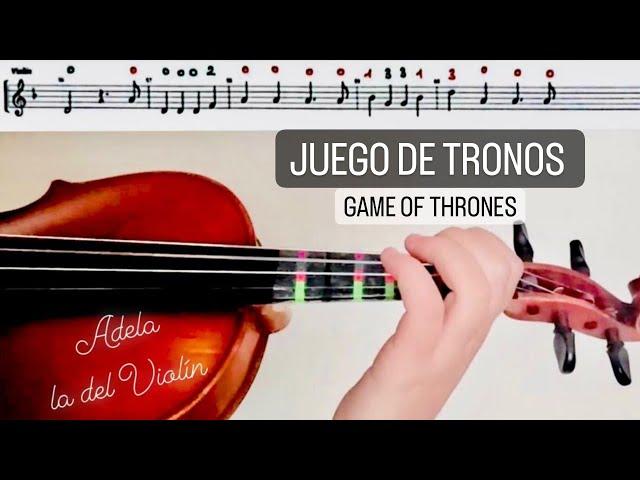 JUEGO DE TRONOS, VIOLIN (PARTITURA+AUDIO)