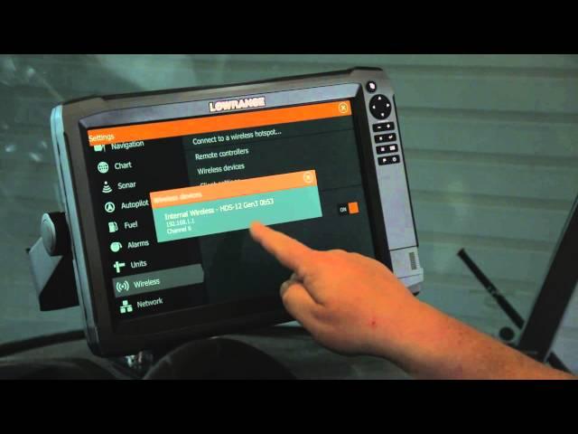 How to Find the Wireless Access Key on Lowrance® HDS® Gen3