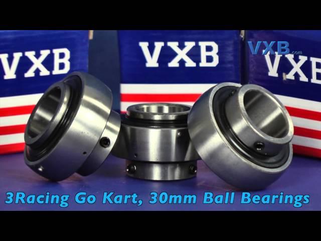 3 Racing Go Kart Bearing 30mm Ball Bearings by VXB Ball Bearings