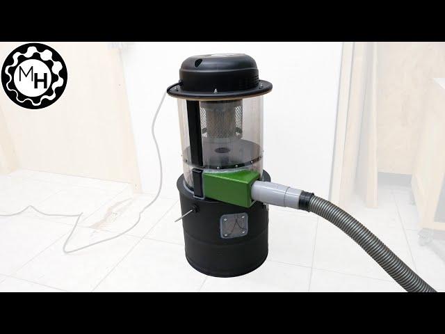 A small Cyclone Dust Collector with a Cheap Vacuum