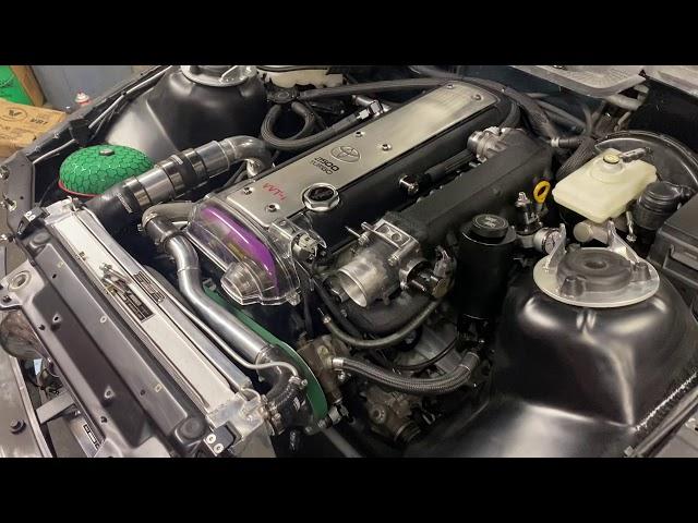 1jz vvti swapped BMW e36 first start!!!