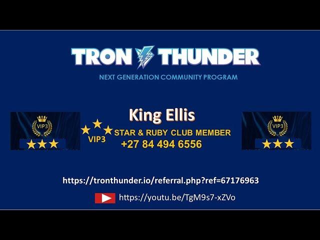 Tron Thunder Made Simple!  Learn how to earn $1,000 a day passively.  You do not want to miss it!