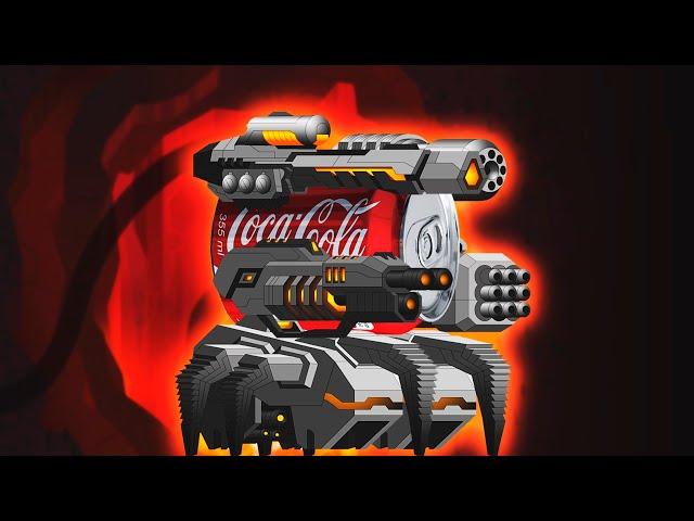 CAN OF COCACOLA MECH!!  ▏  SUPER MECHS    ▏